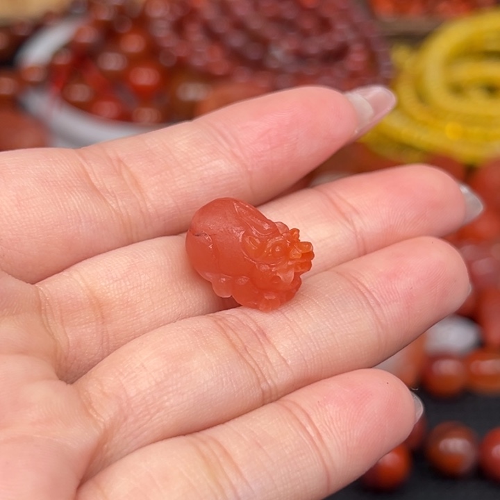 南红玛瑙未镶嵌吊坠(不含链)