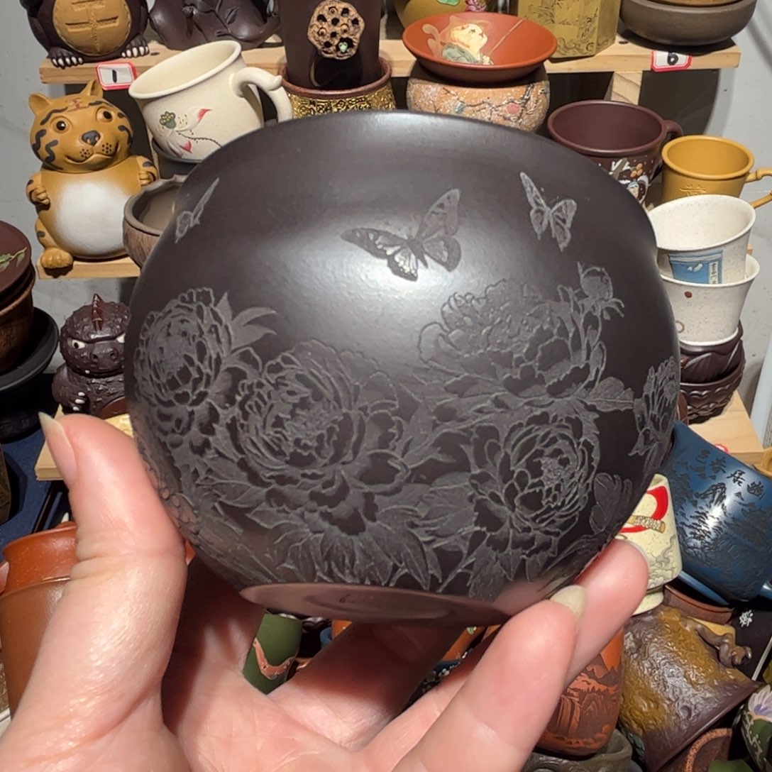 紫砂茶杯宜兴紫砂主人杯