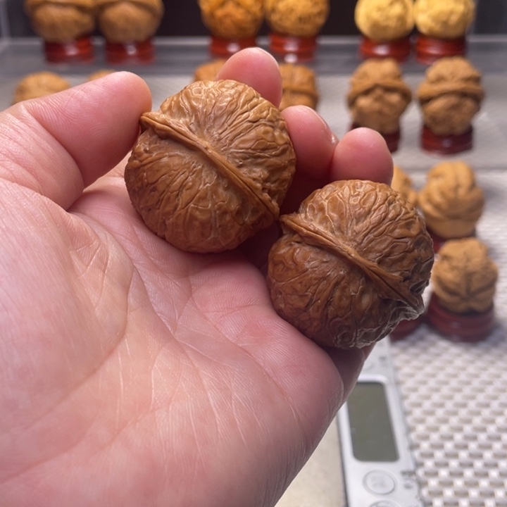 文玩核桃把件11乾坤球