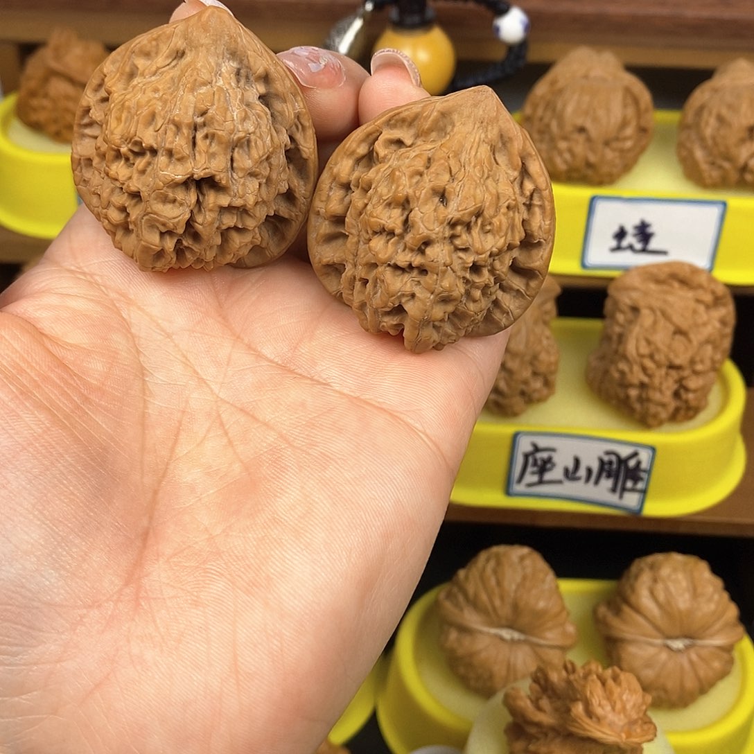 核桃官帽 文玩/木作/... 文玩把件/