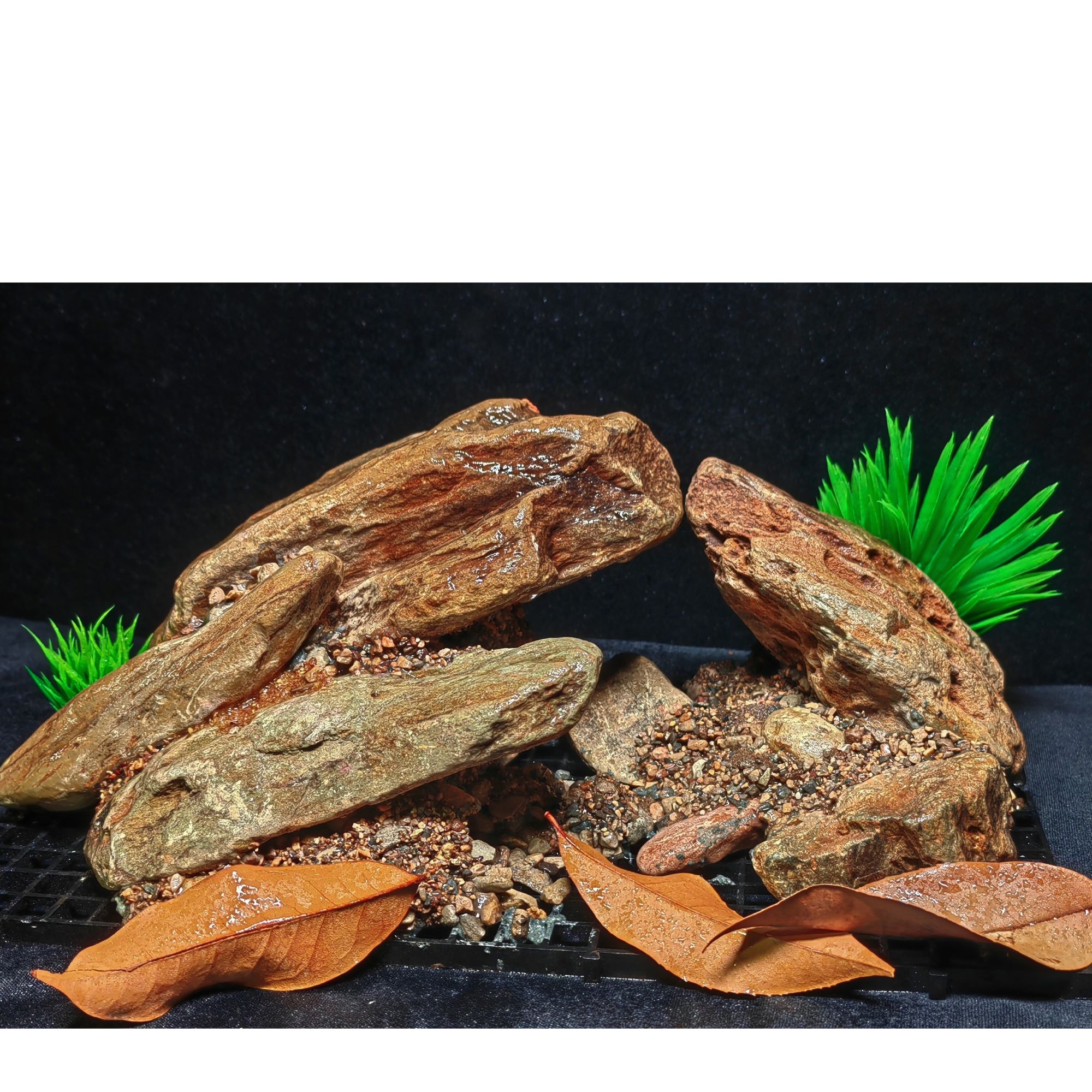 30及以上可用 天然鱼缸造景 石头水草缸成品