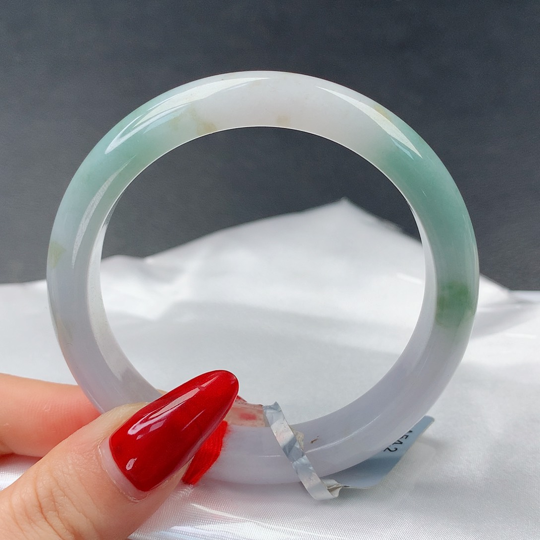 翡翠手镯未镶嵌38正57.5