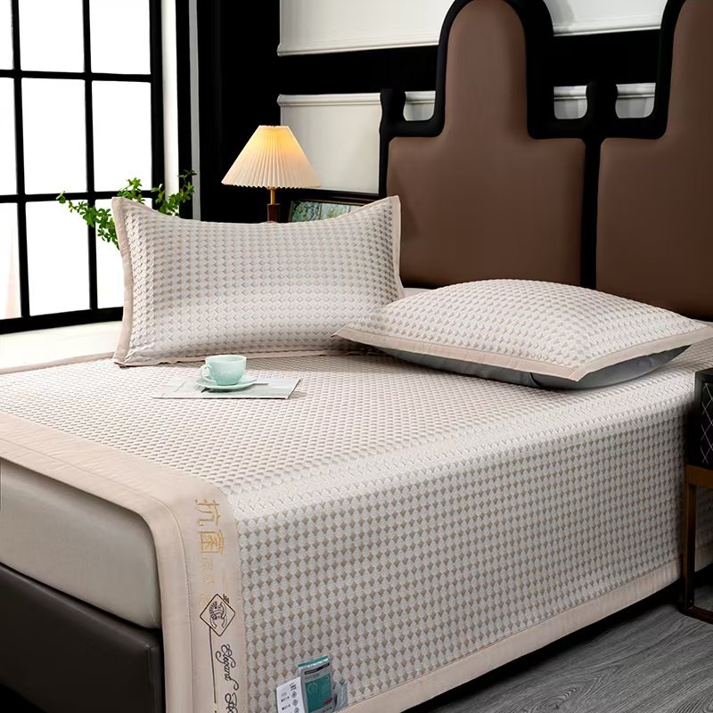 【菱形冰豆豆】高货孤品冰豆豆凉席三件套清仓