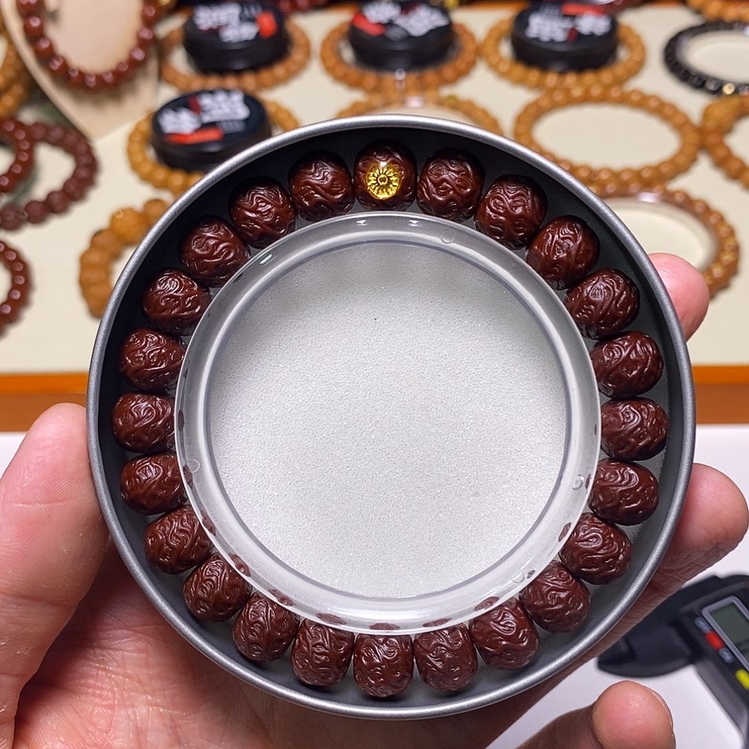 猴头核桃手串全品单标款机刷玄虎 尺寸11左右 龙岩料