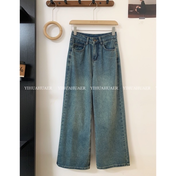 【不挑腿型】东大门韩国原单韩系百搭设计显瘦牛仔裤2110