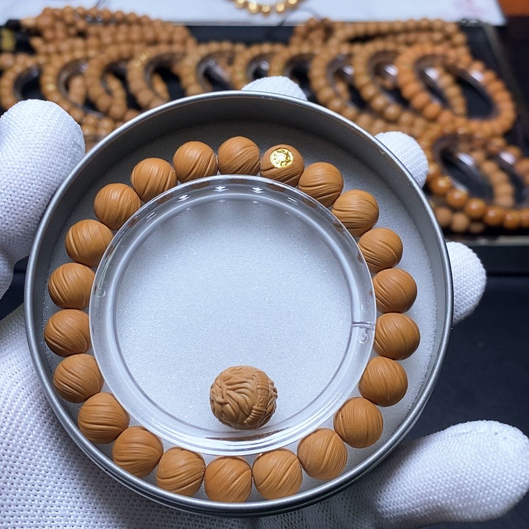 猴头核桃手串定风珠 10左右 全品 217号