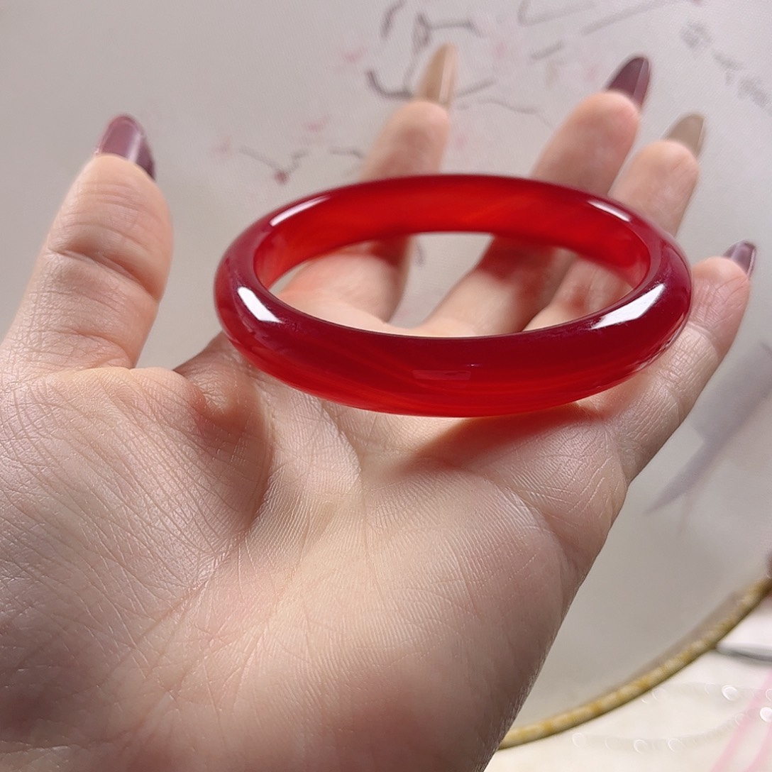 玛瑙/玉髓手镯未镶嵌小*