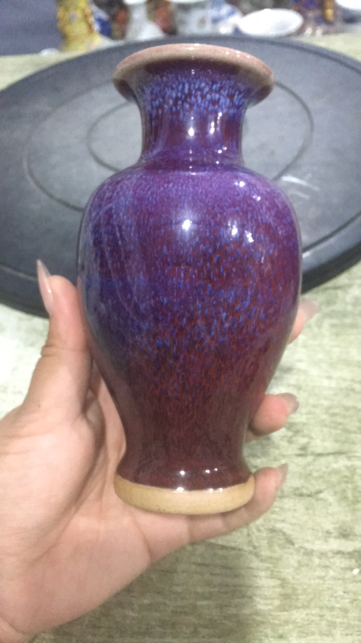 钧瓷钧红色窑变陶瓷