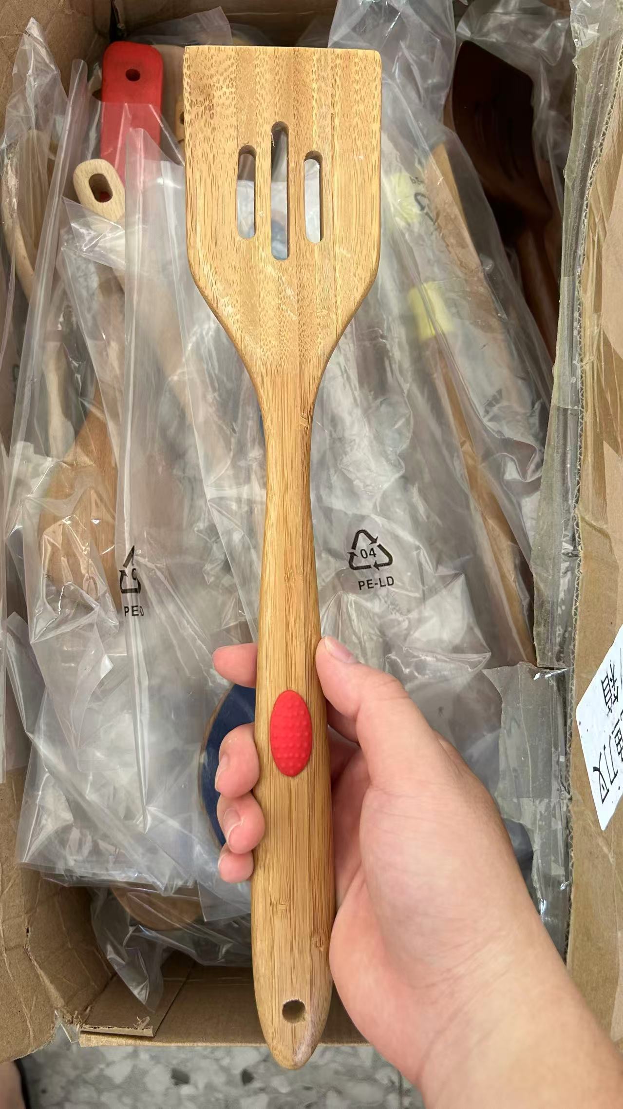 榉木硅胶厨具厨房不粘锅烹饪工具炒菜铲煎铲防烫木柄硅胶锅铲汤勺