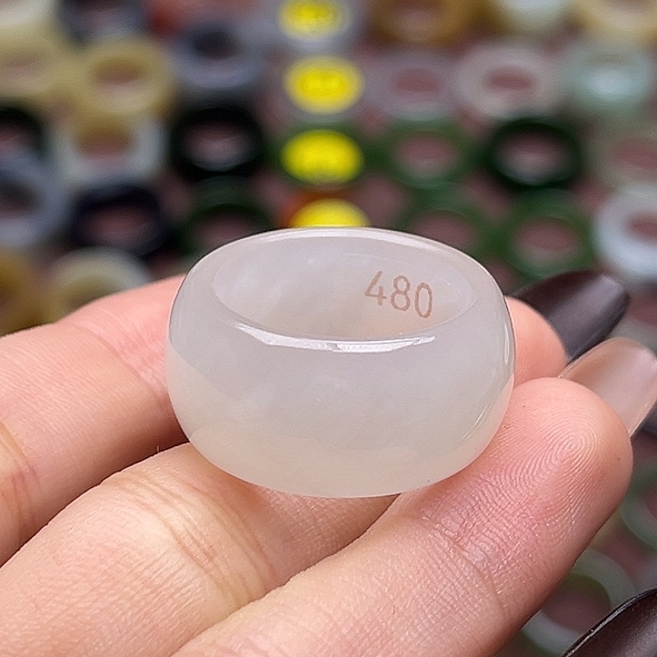 *****和田玉未镶嵌戒指18.5