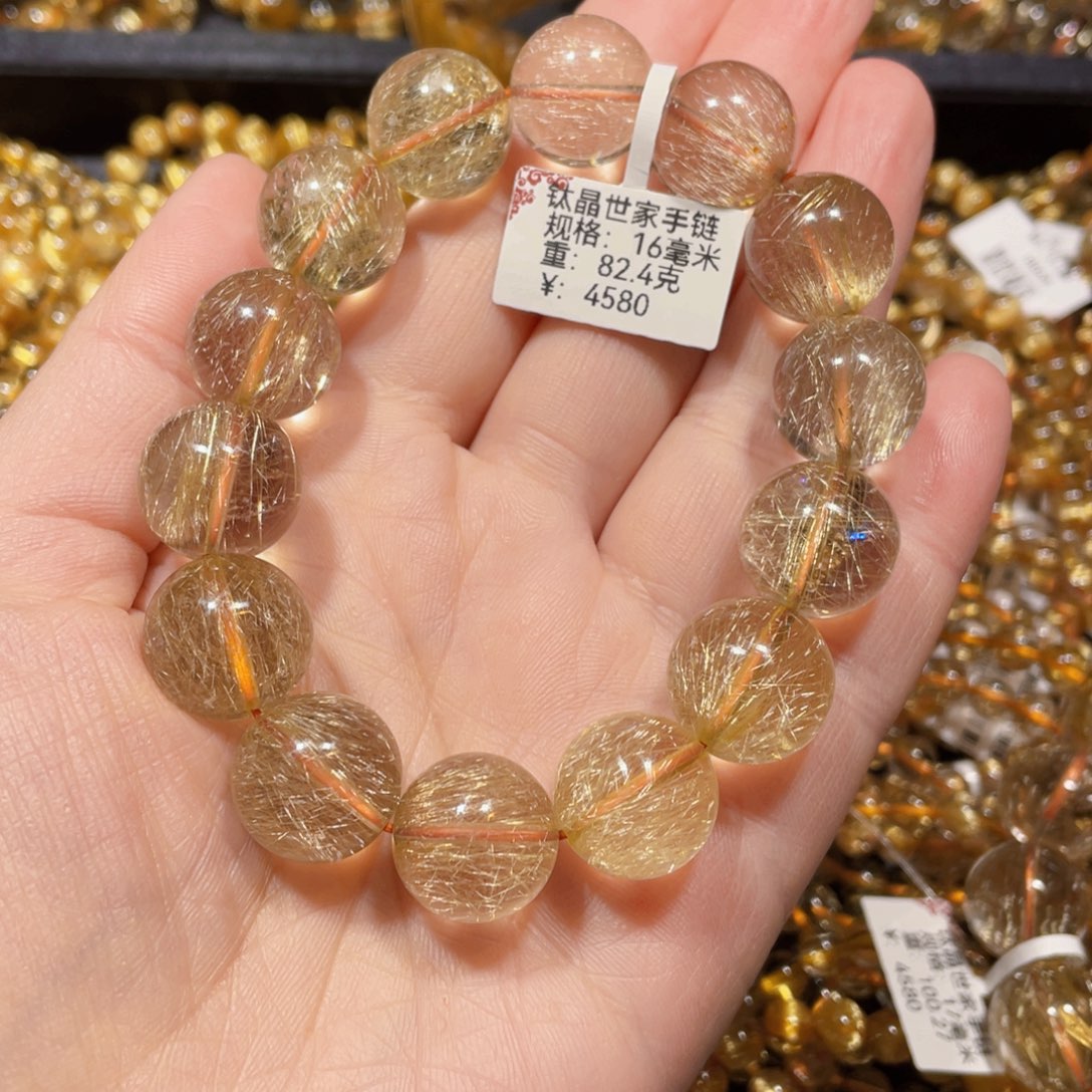 水晶手链未镶嵌木**李天然水晶手链