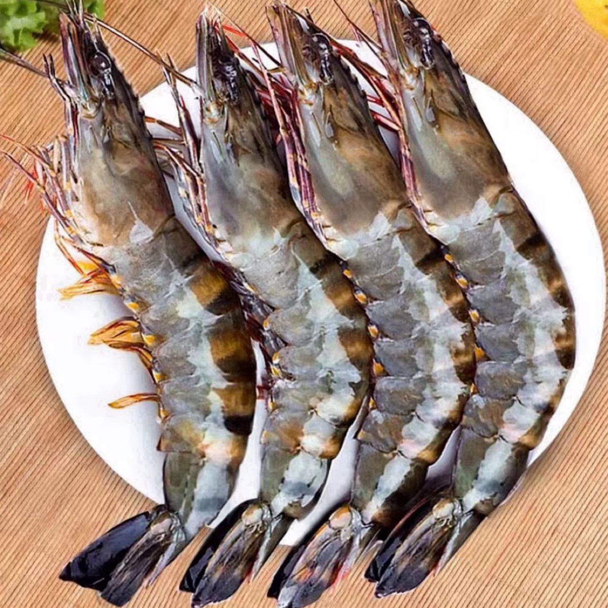 鲜冻黑虎虾  老虎虾 16-20规格 25-30只左右/盒 