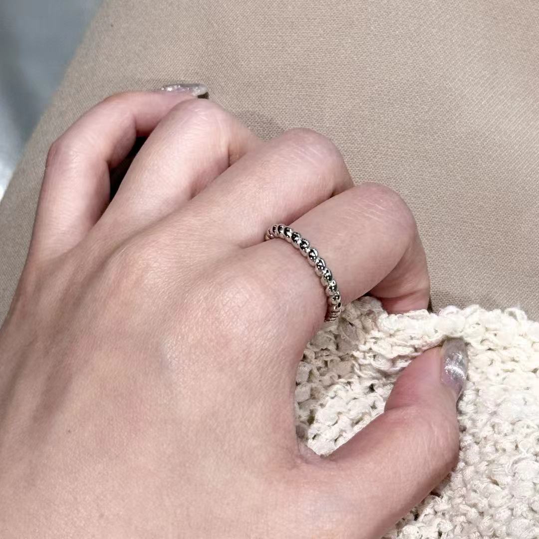 925银戒指 麻花戒指 通体纯银