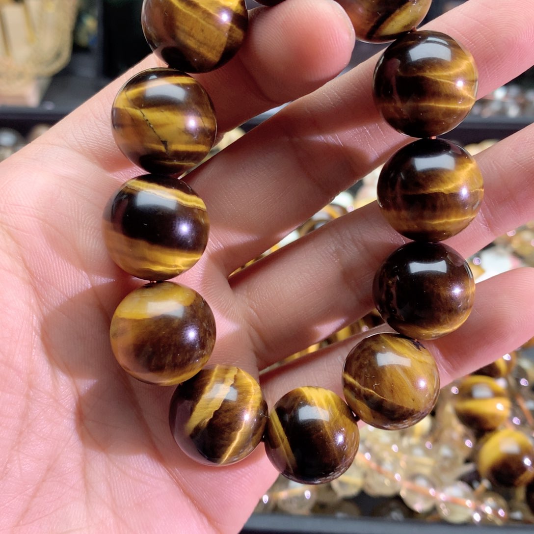 水晶手链未镶嵌M***姚虎眼