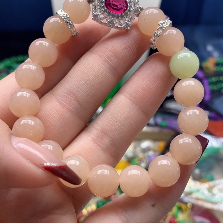 玛瑙/玉髓颈饰合金吊坠