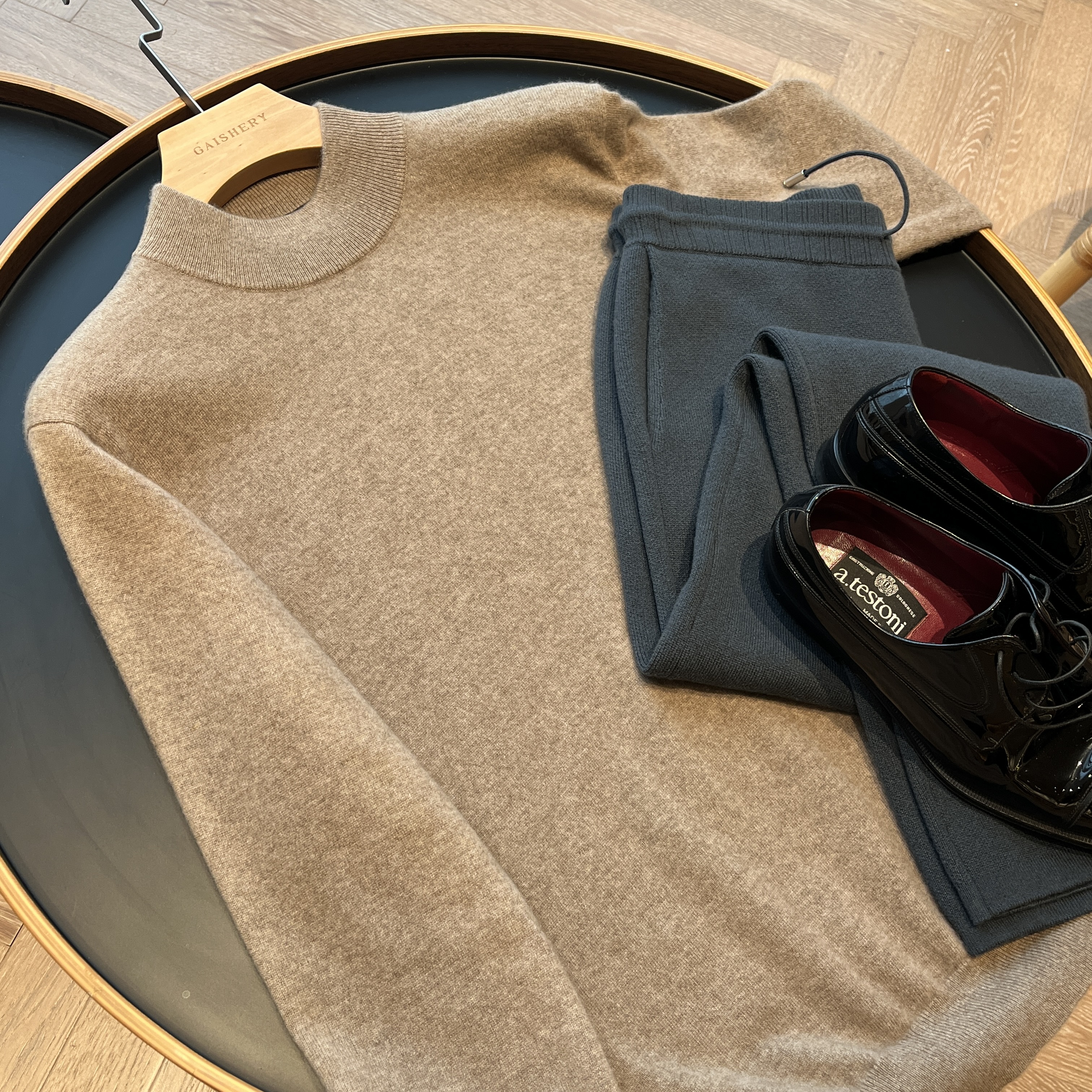 Gaishery【冬季新款25F/W】意大利设计师款经典基础半高领100山羊绒