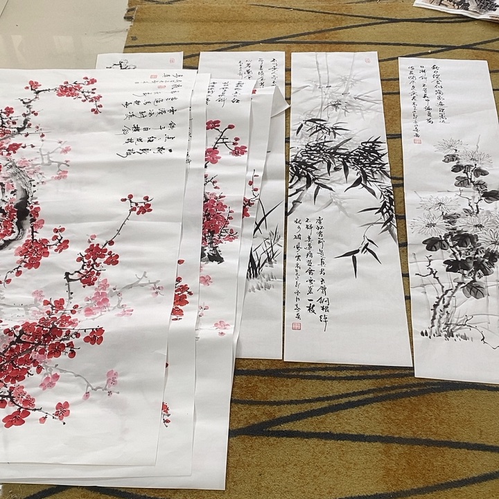 z***g国画68/138赵春英手绘画芯