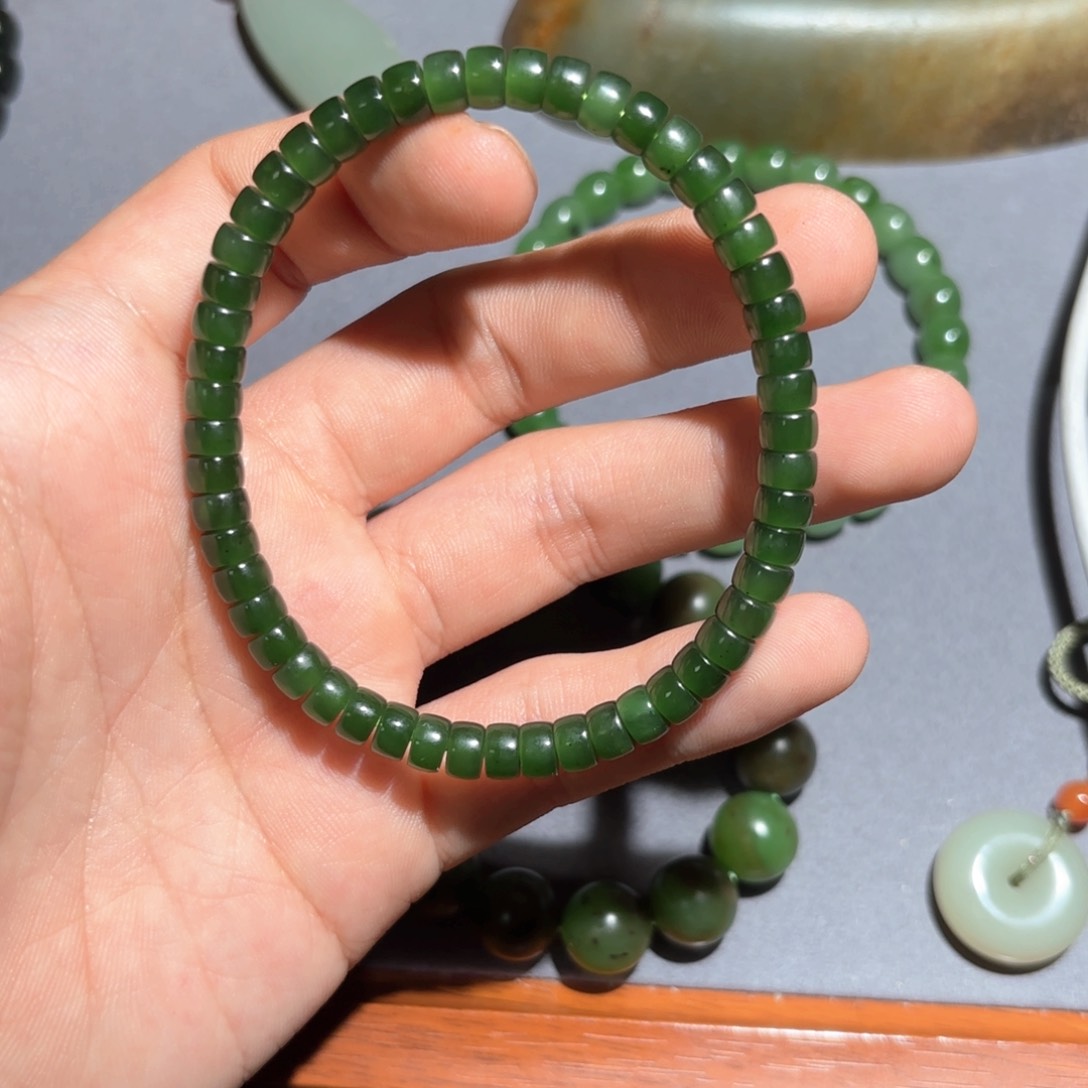 和田玉手链未镶嵌