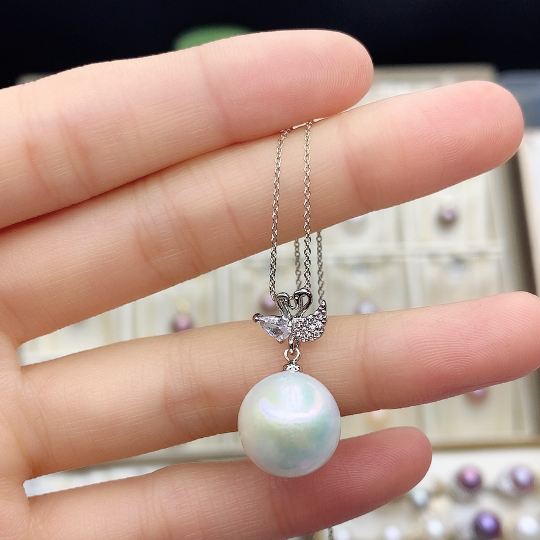 淡水珍珠颈饰合金