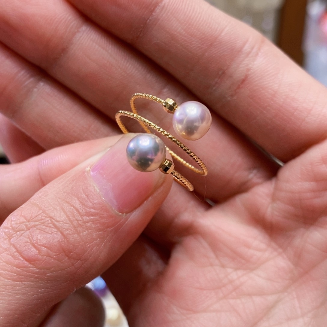 戒指未镶嵌淡水珍珠