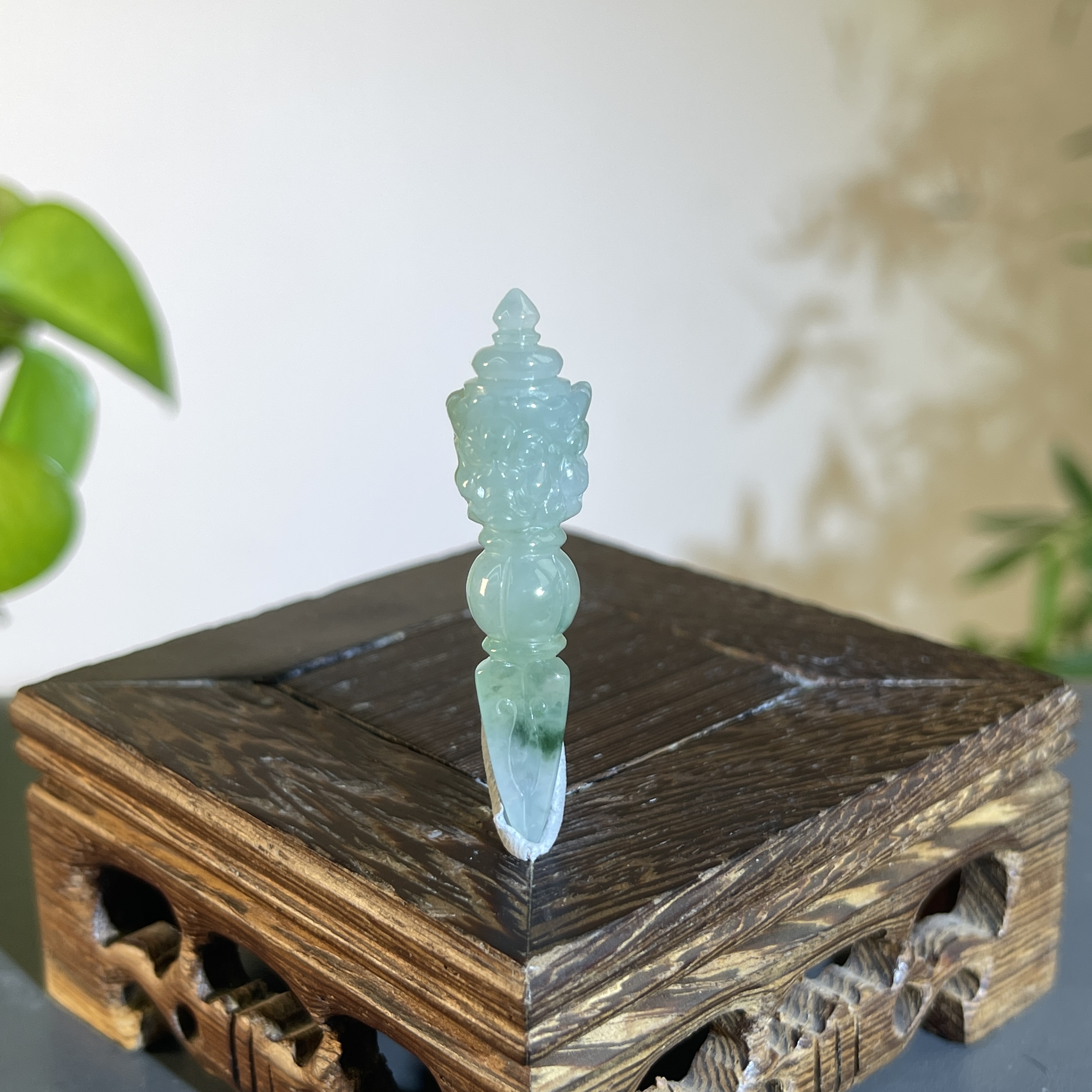 JXW17-73 天然缅甸翡翠A货 金刚杵