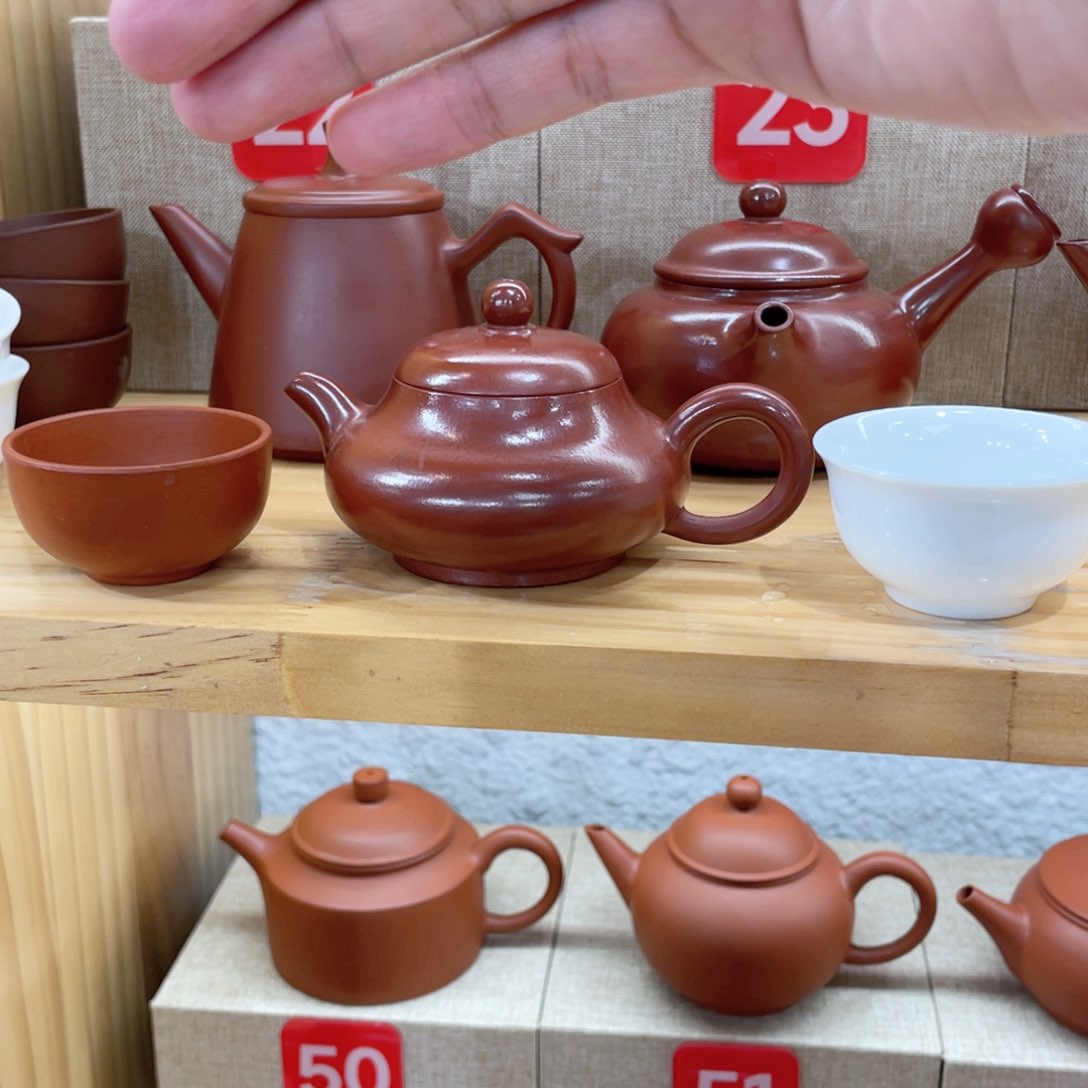 茶壶紫砂用*李玉乳70毫升全品一套