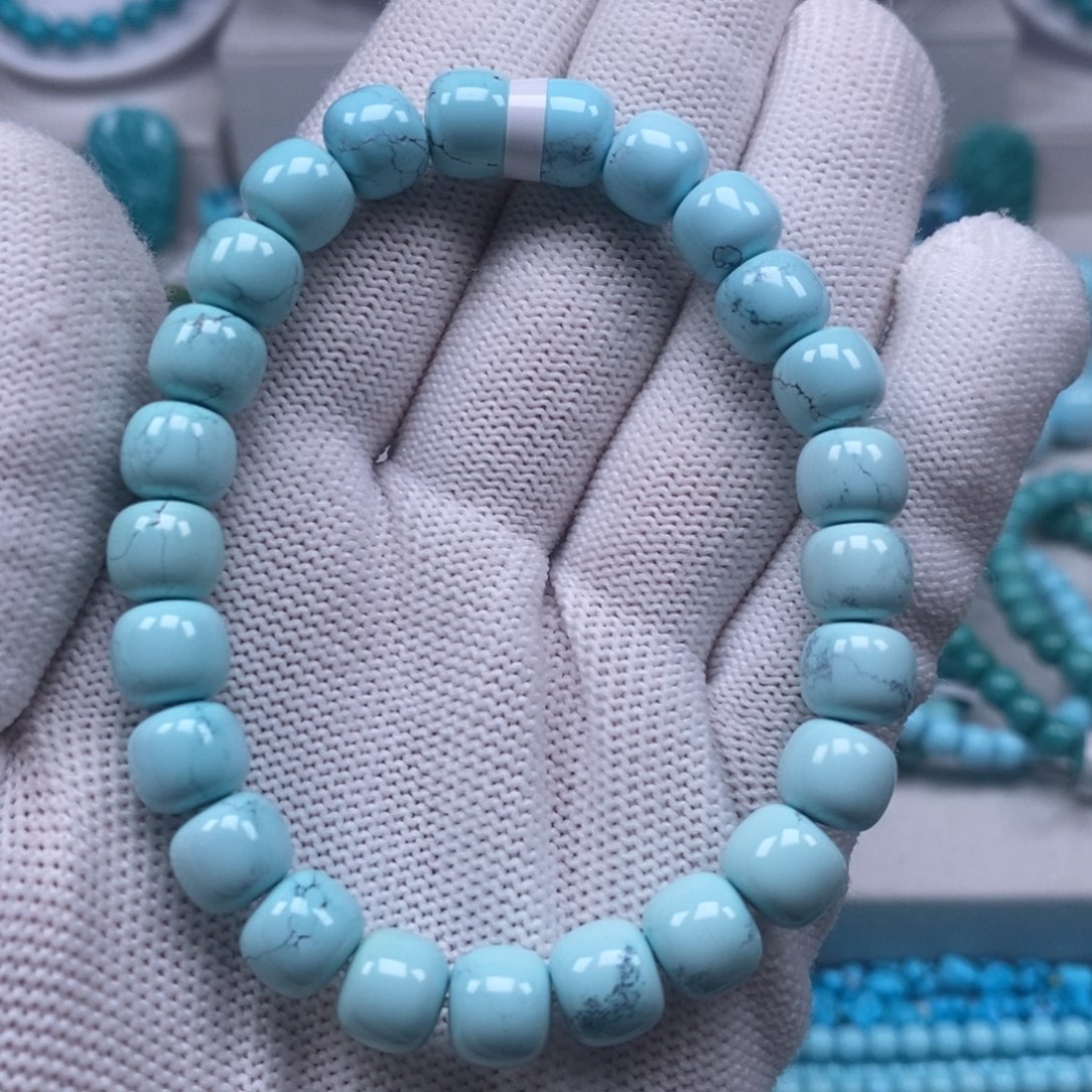 绿松石未镶嵌原矿纯干料绿松石