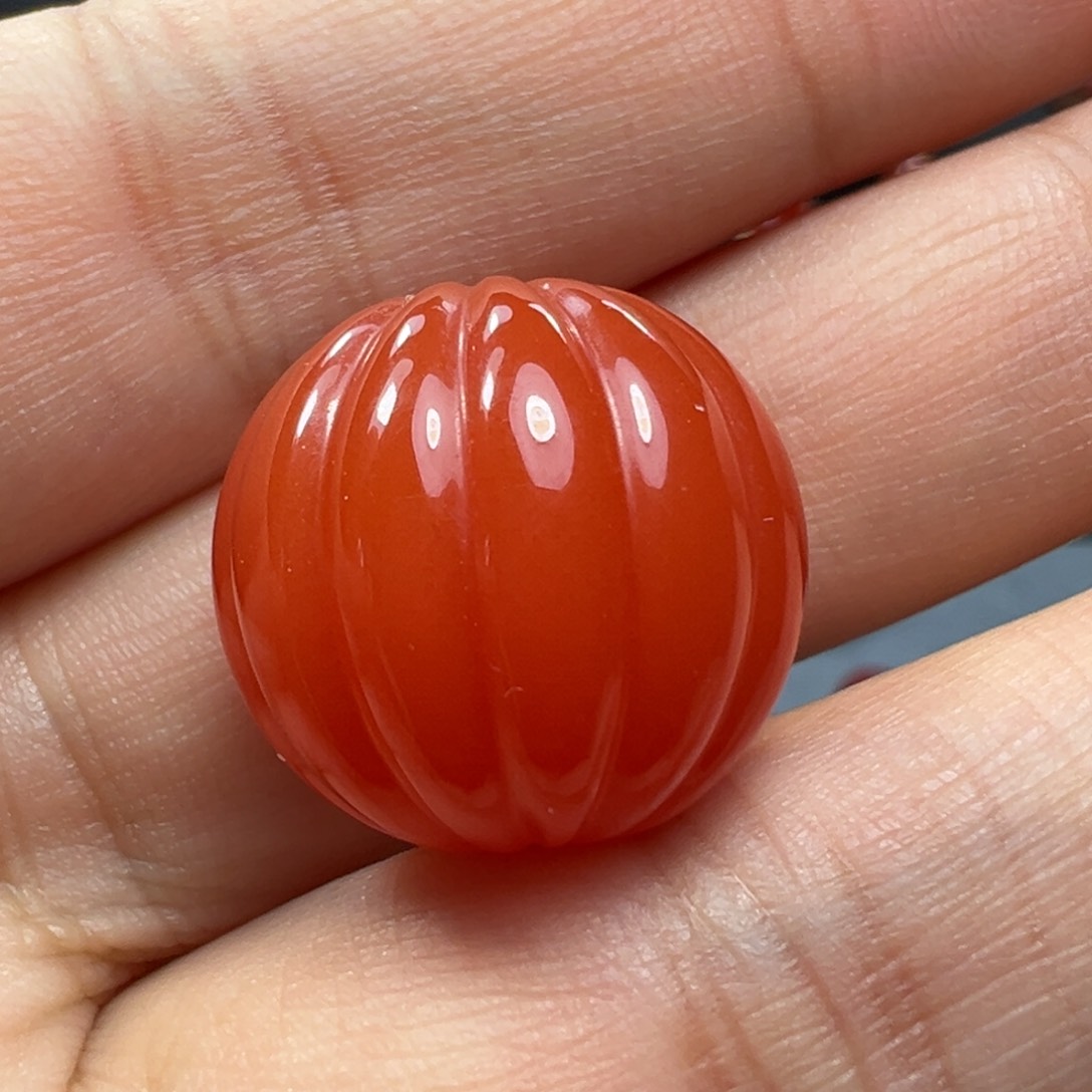 南红玛瑙珠子未镶嵌