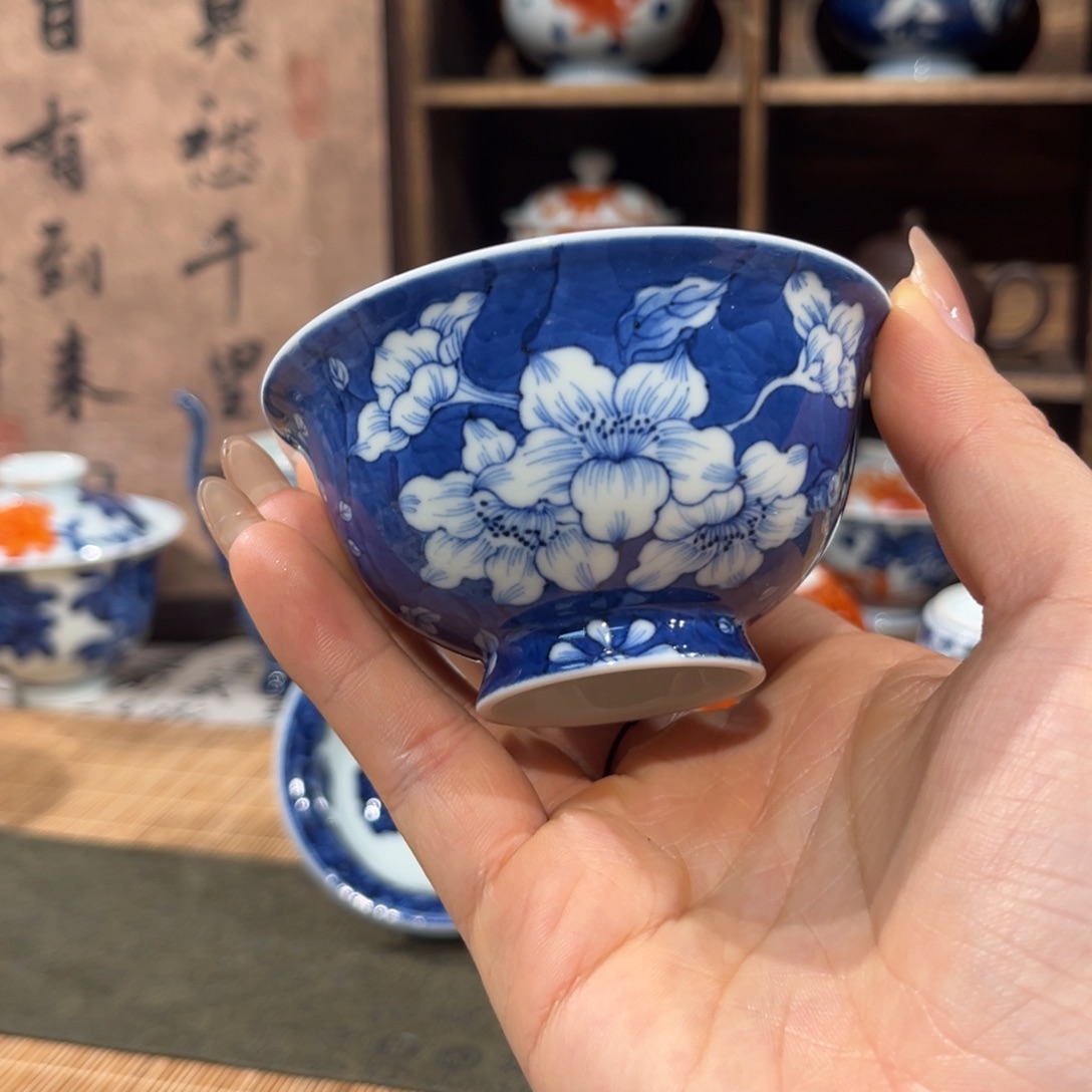 陶杯子景德镇陶瓷主人杯