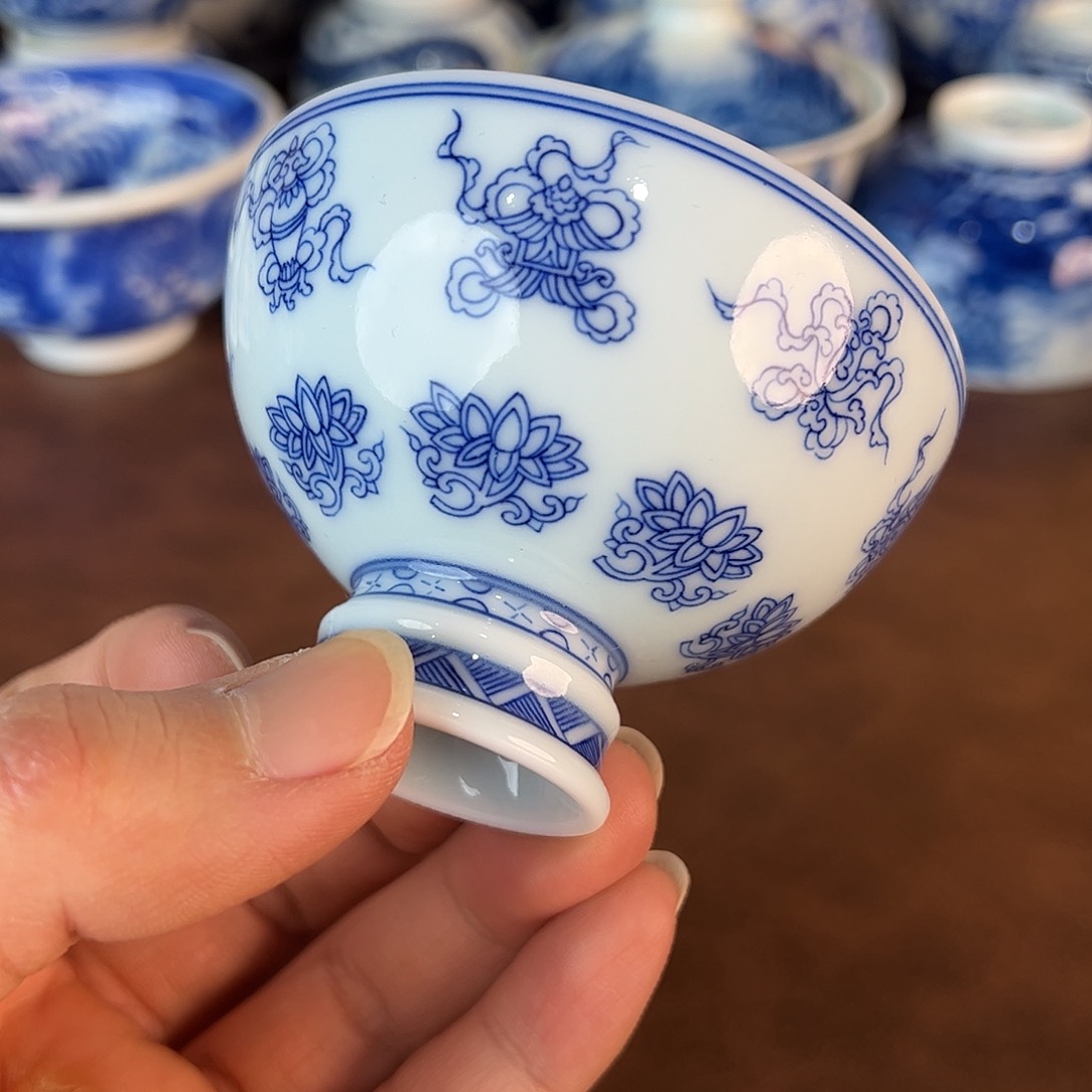 杯景德镇全手工手绘陶瓷