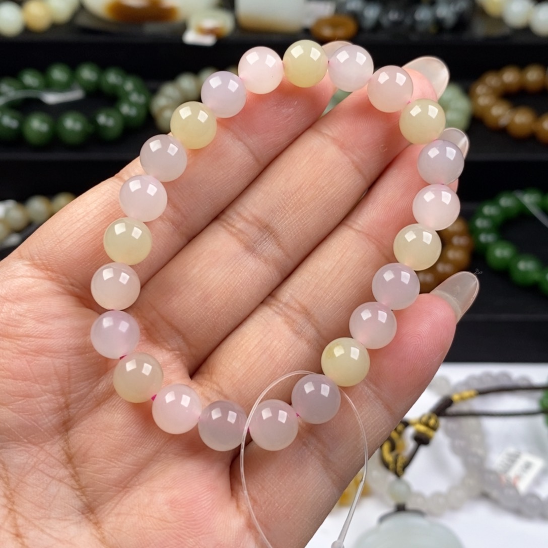 和田玉手串未镶嵌