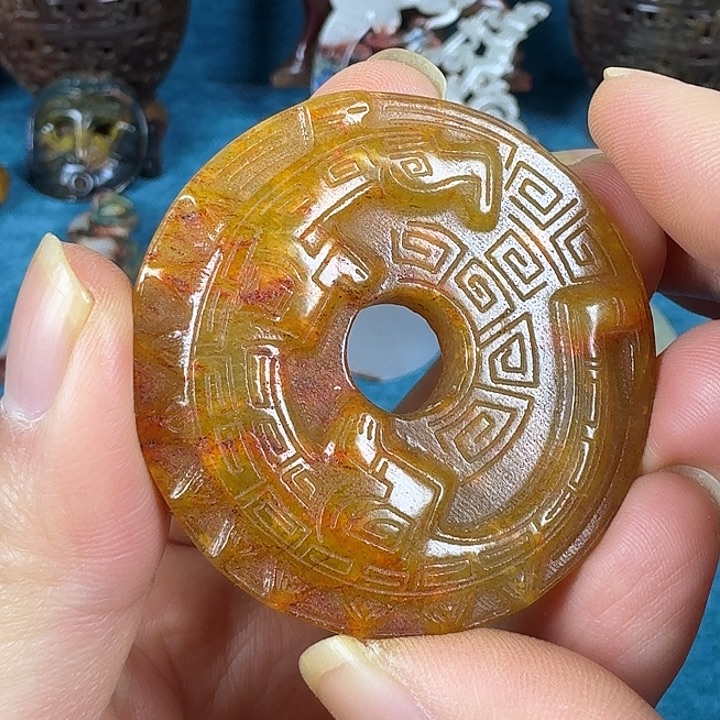 和田玉（糖玉）未镶嵌挂件