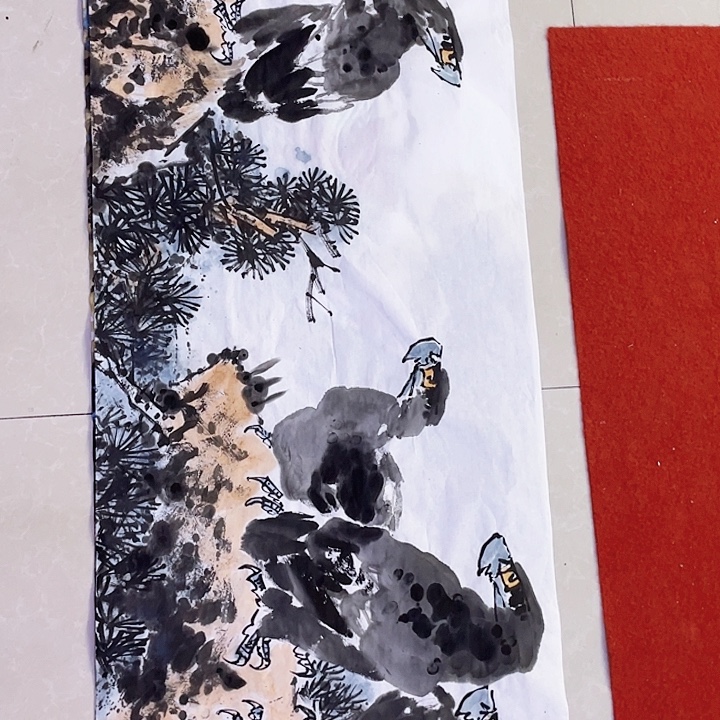 国画张圣敏先生纯手绘作品