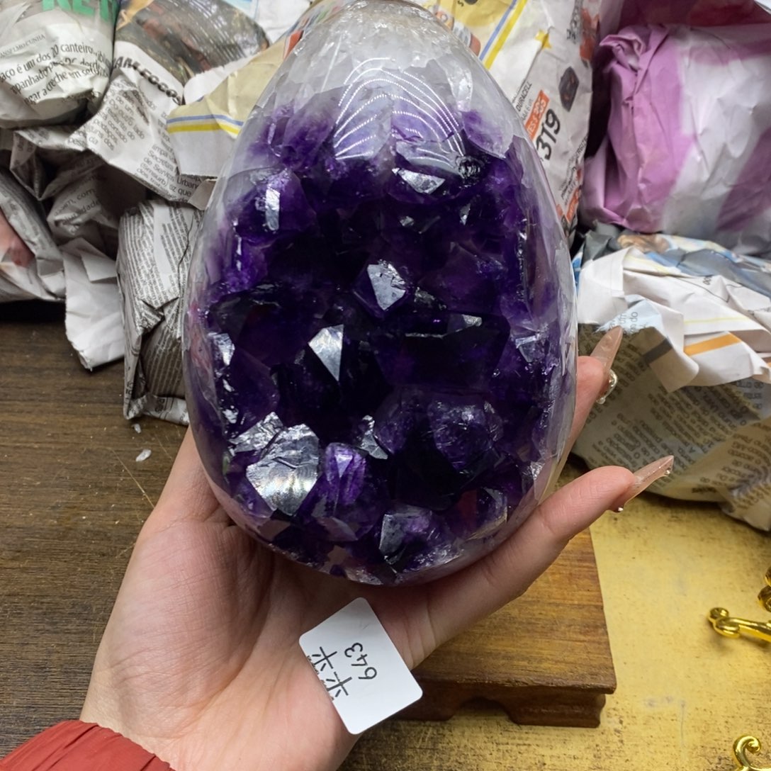 紫晶乌拉圭未镶嵌