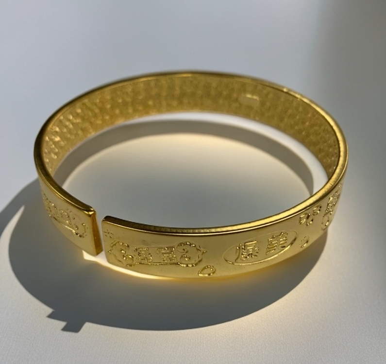 YQ-SZ010---通体里外一致臻品高奢如意吉言手镯