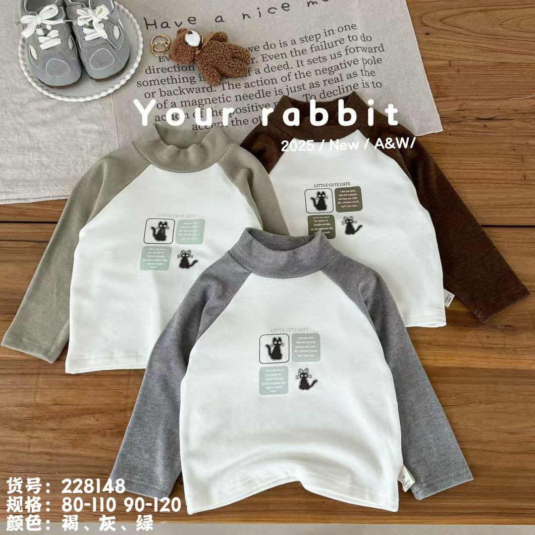 玥儿兔秋款德绒打底90到120
