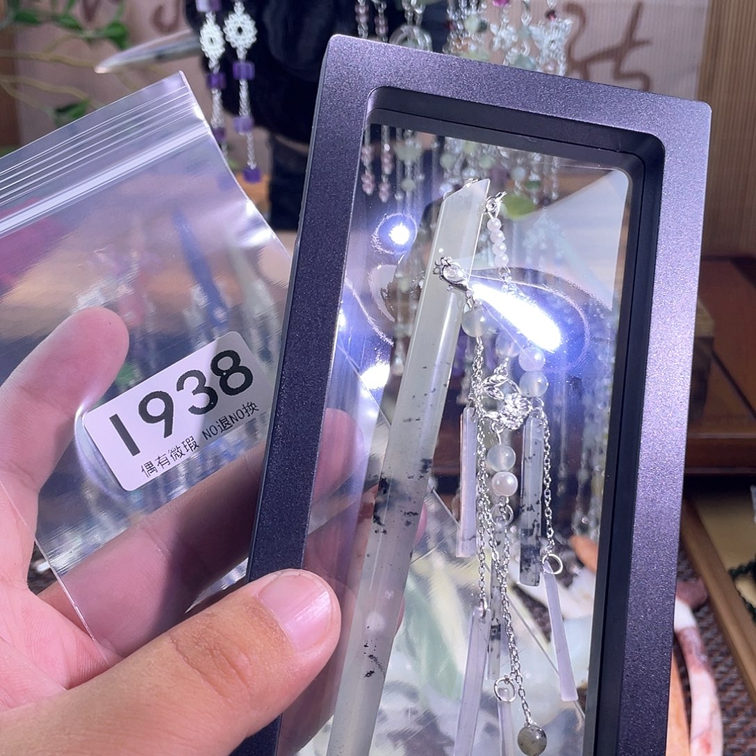 困***ᵘ未镶嵌蛇纹石玉发饰