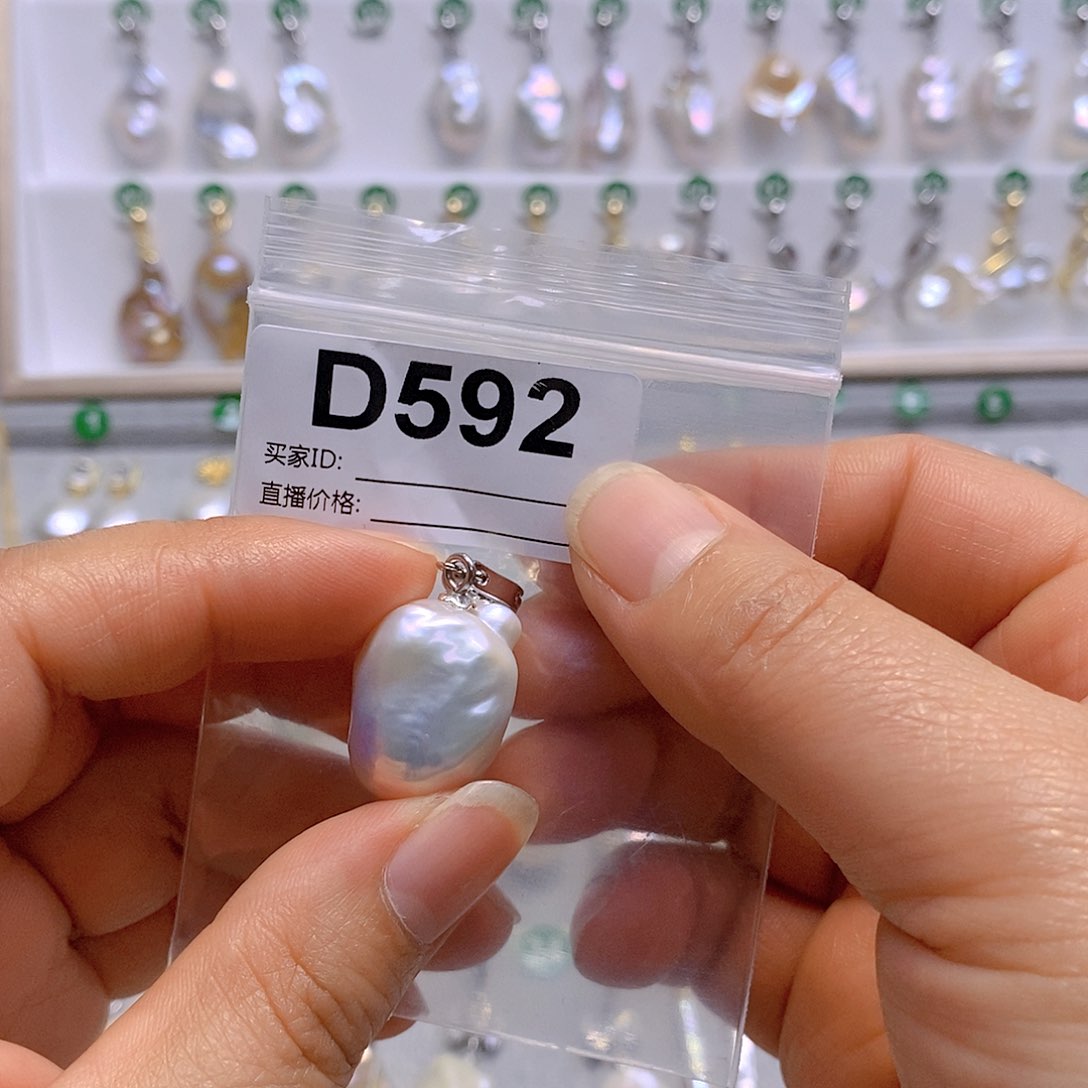 淡水珍珠颈饰银S925镶嵌