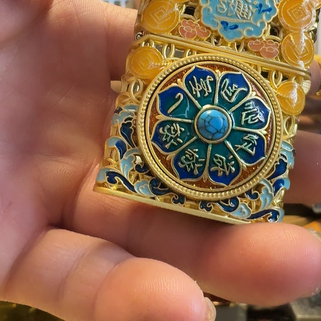 佐罗珐琅彩日进斗金煤油打火机