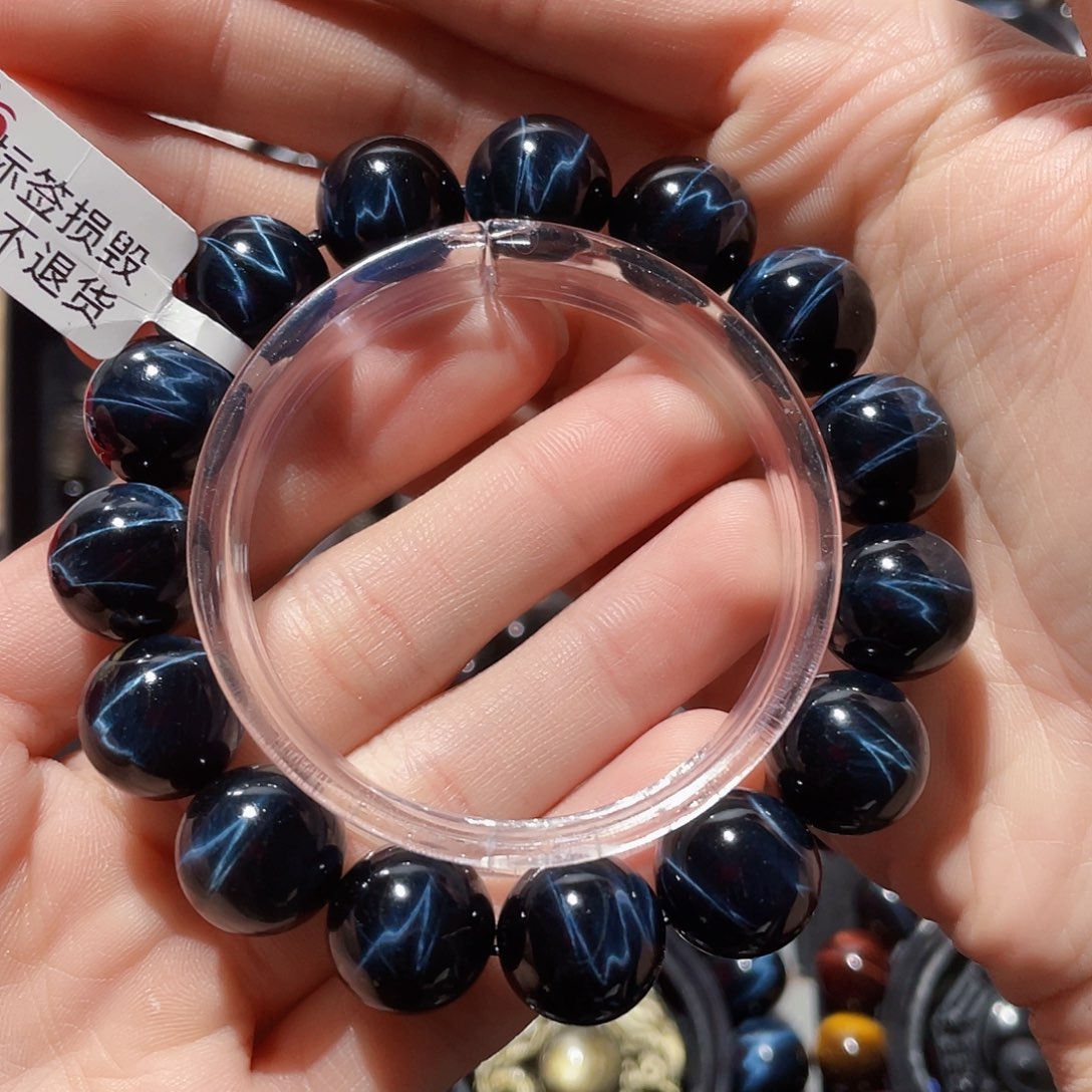 木变石（虎睛石）手链未镶嵌末*仔