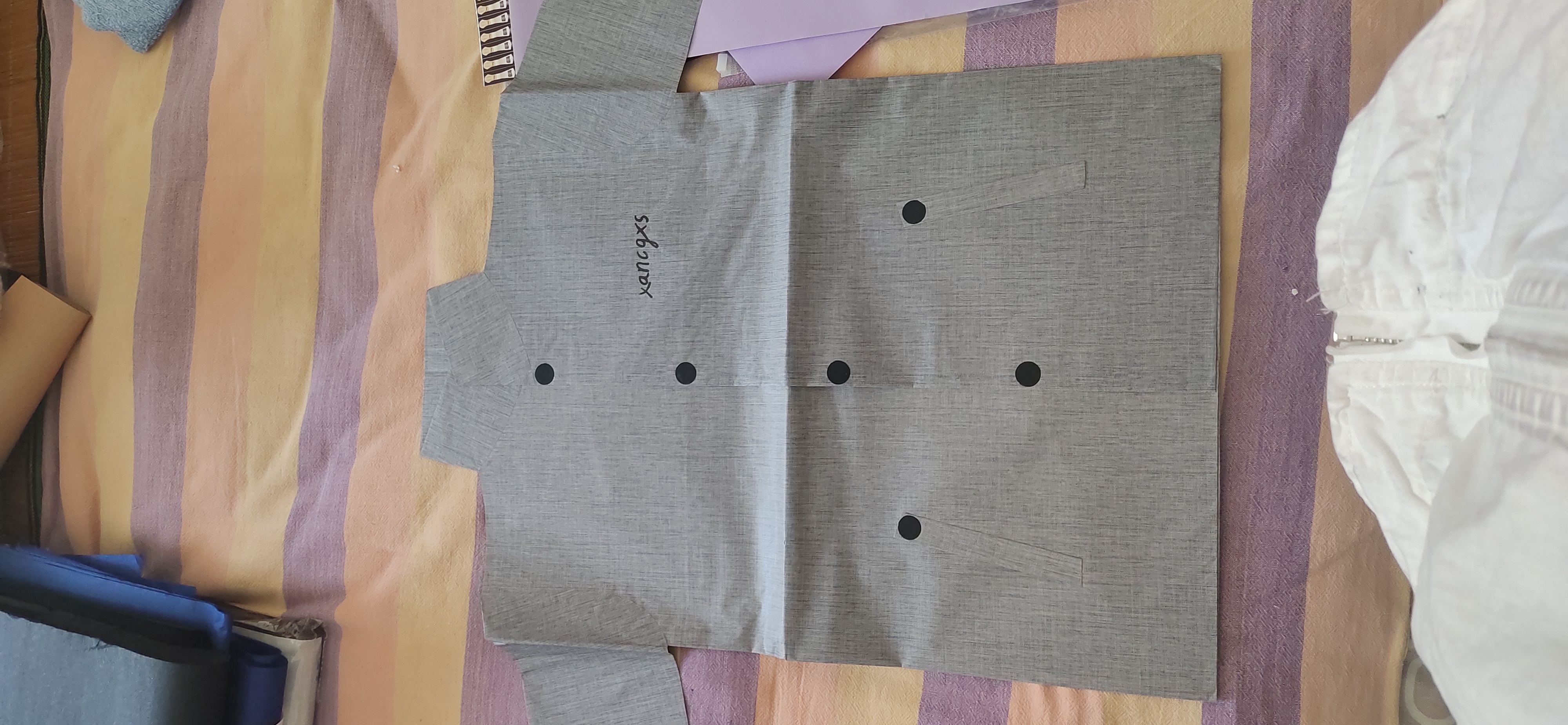 仿真板纸质男士休闲服上衣挂里子