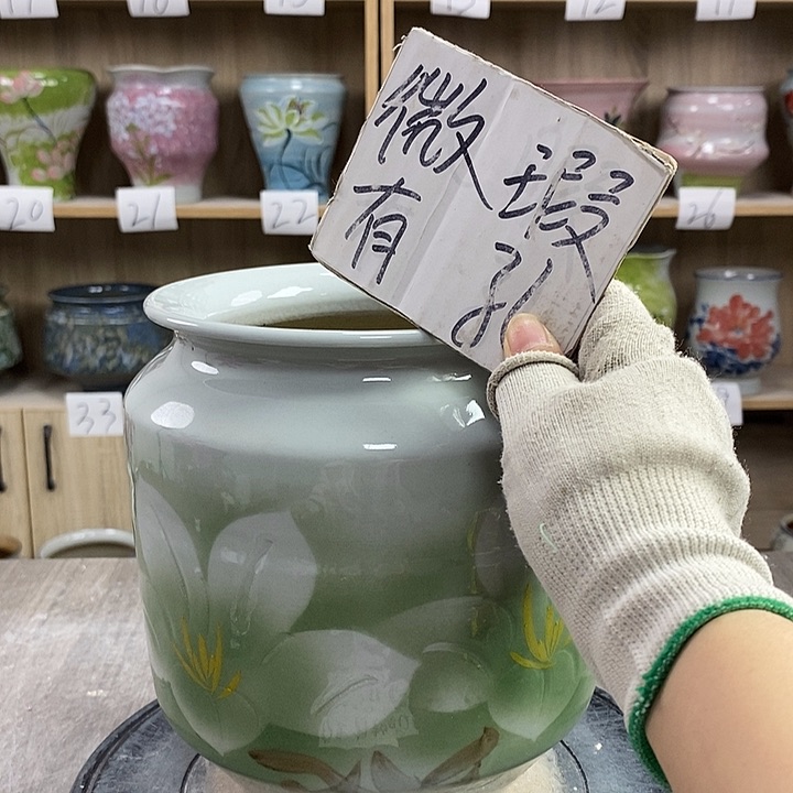 缸13xc景德镇陶瓷花盆