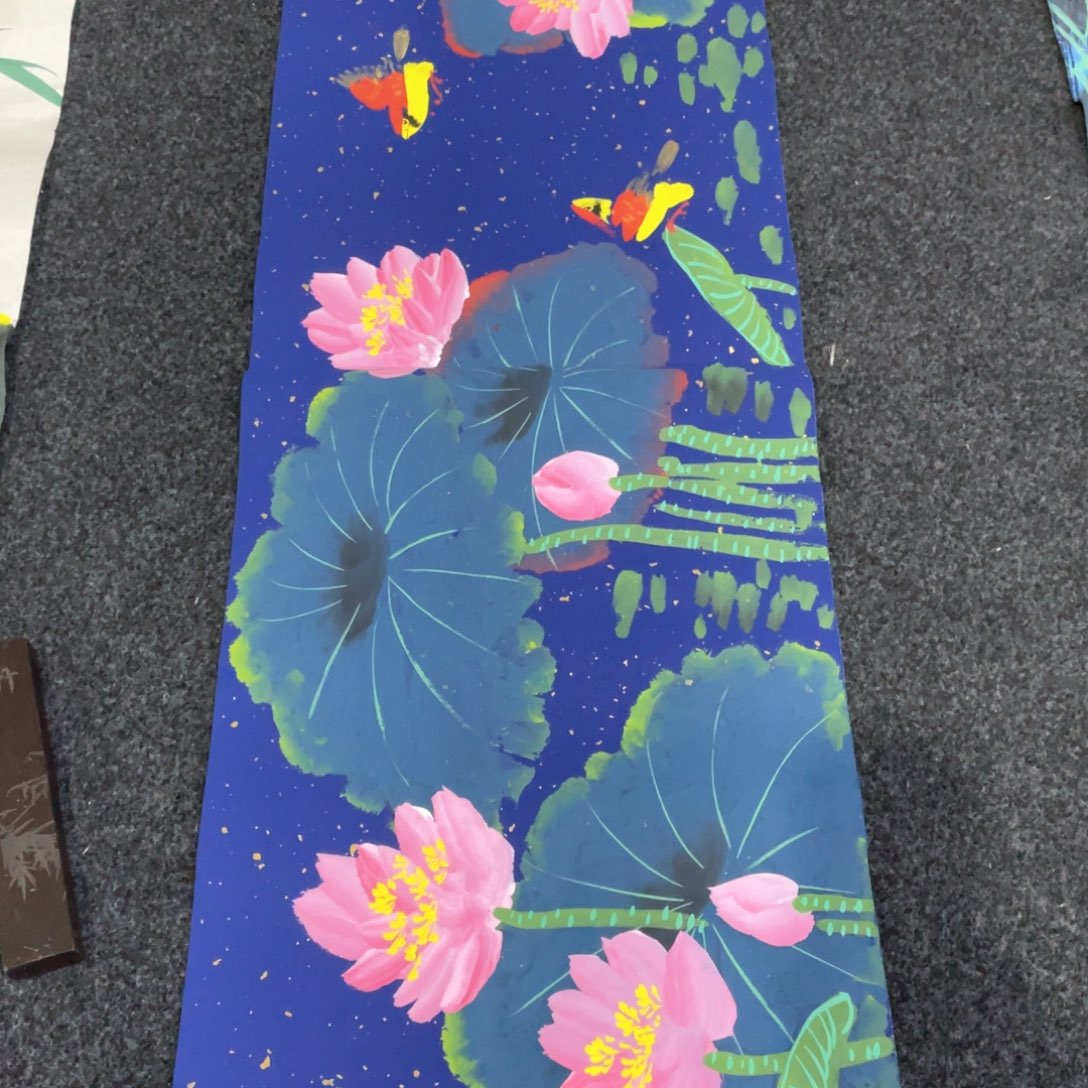 国画国画作品画心一张