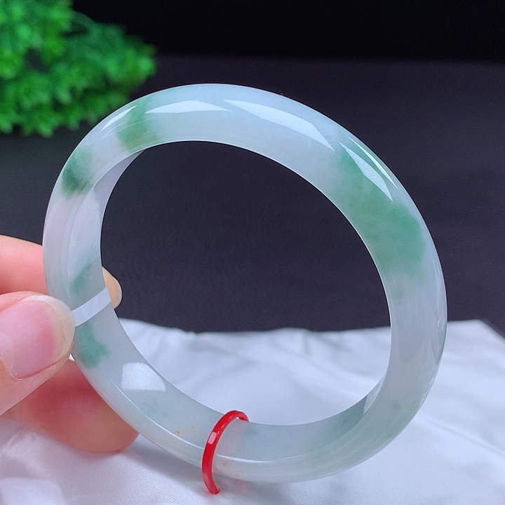 翡翠未镶嵌手镯58圈432107