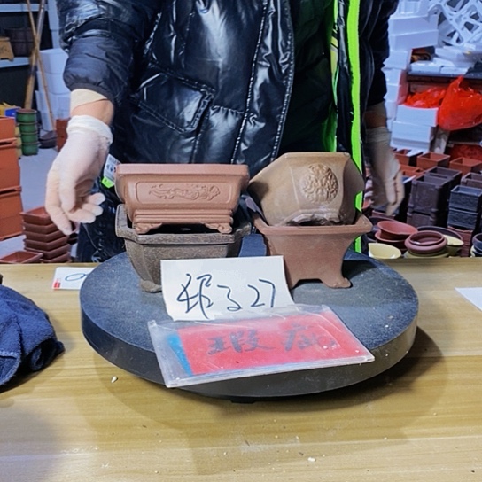 紫砂花盆紫砂花盆
