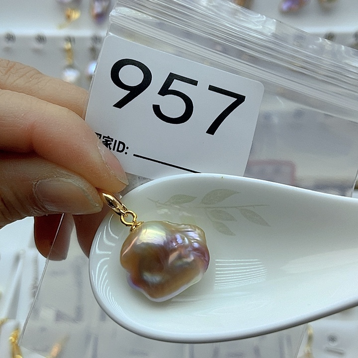 淡水珍珠颈饰银S925镶嵌