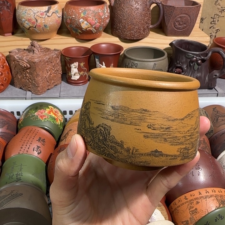 紫砂茶杯宜兴紫砂