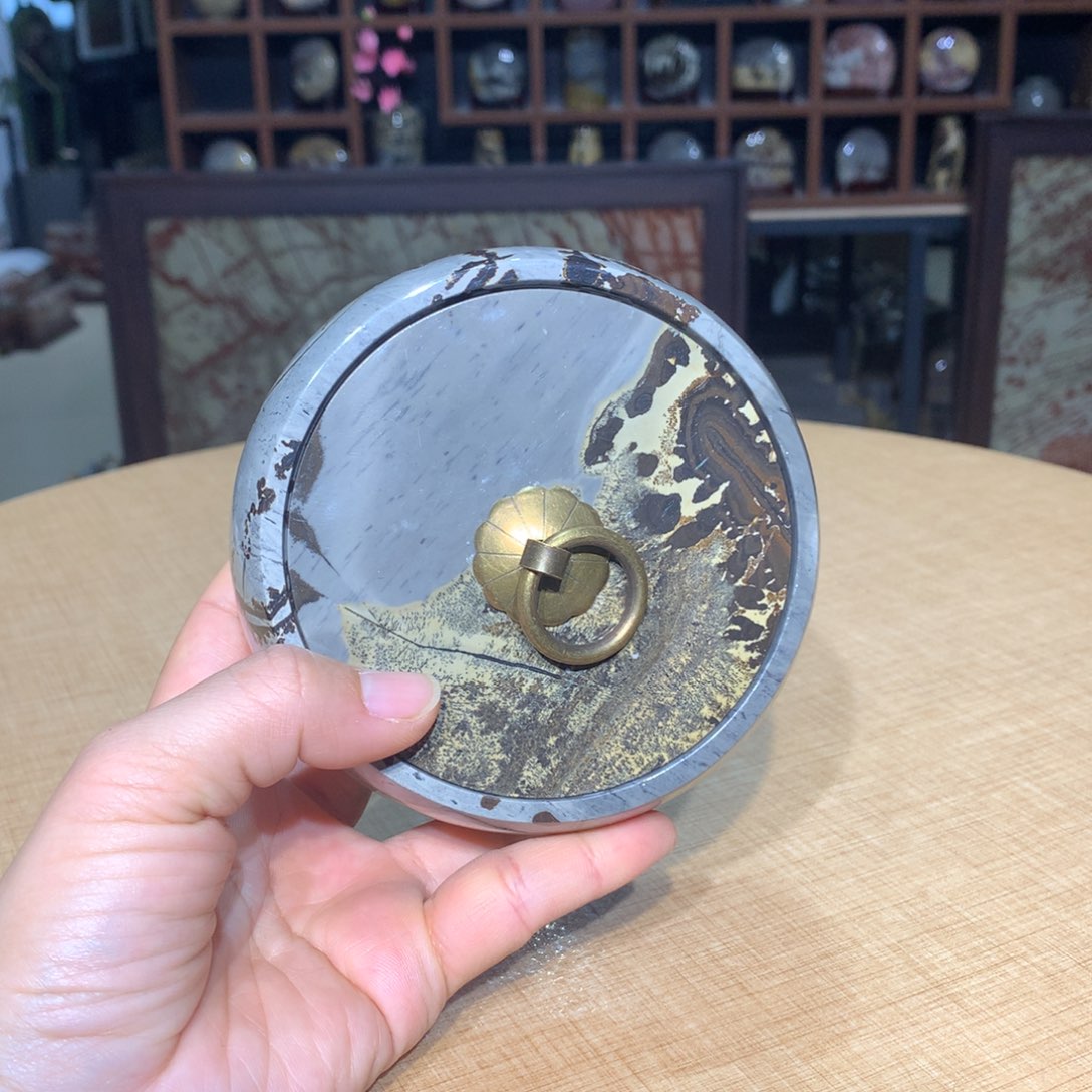 紫砂，广西国画石摆件，收藏观赏