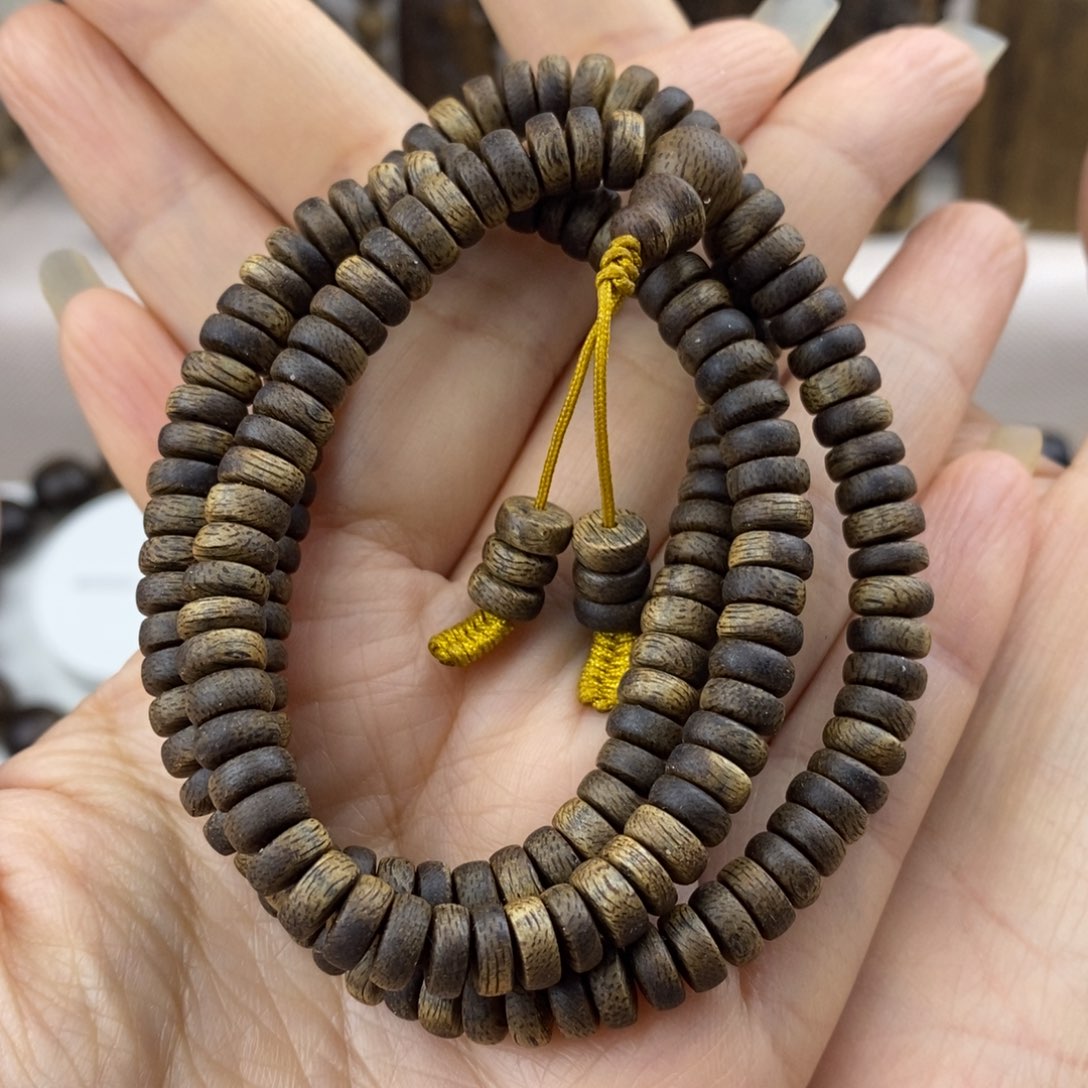 沉香手串越南富森红土