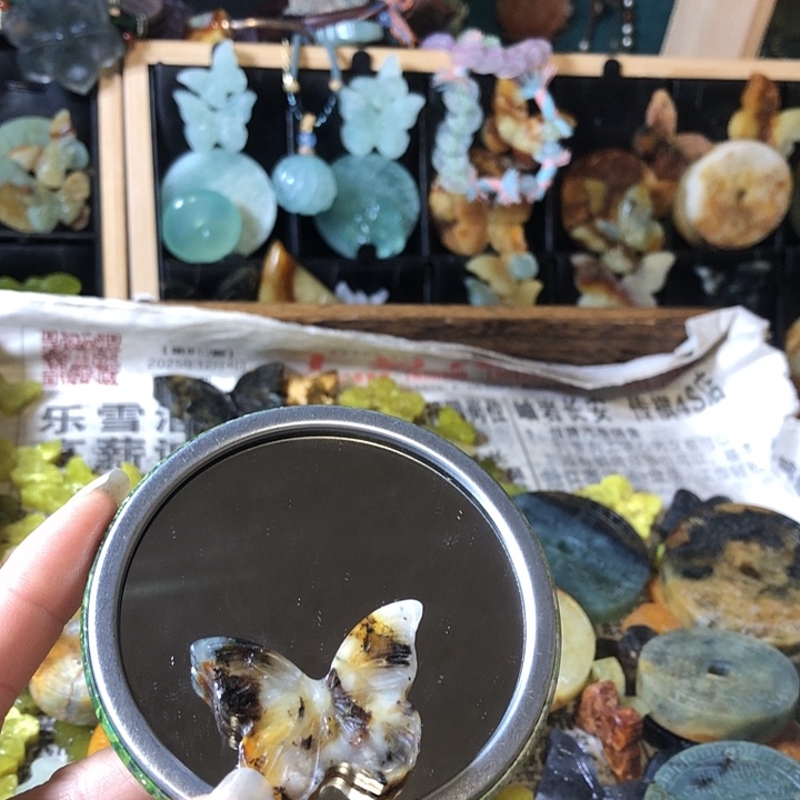 岫玉未镶嵌岫玉挂件